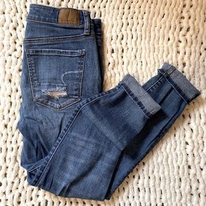 American Eagle Ripped Skinny Jeans